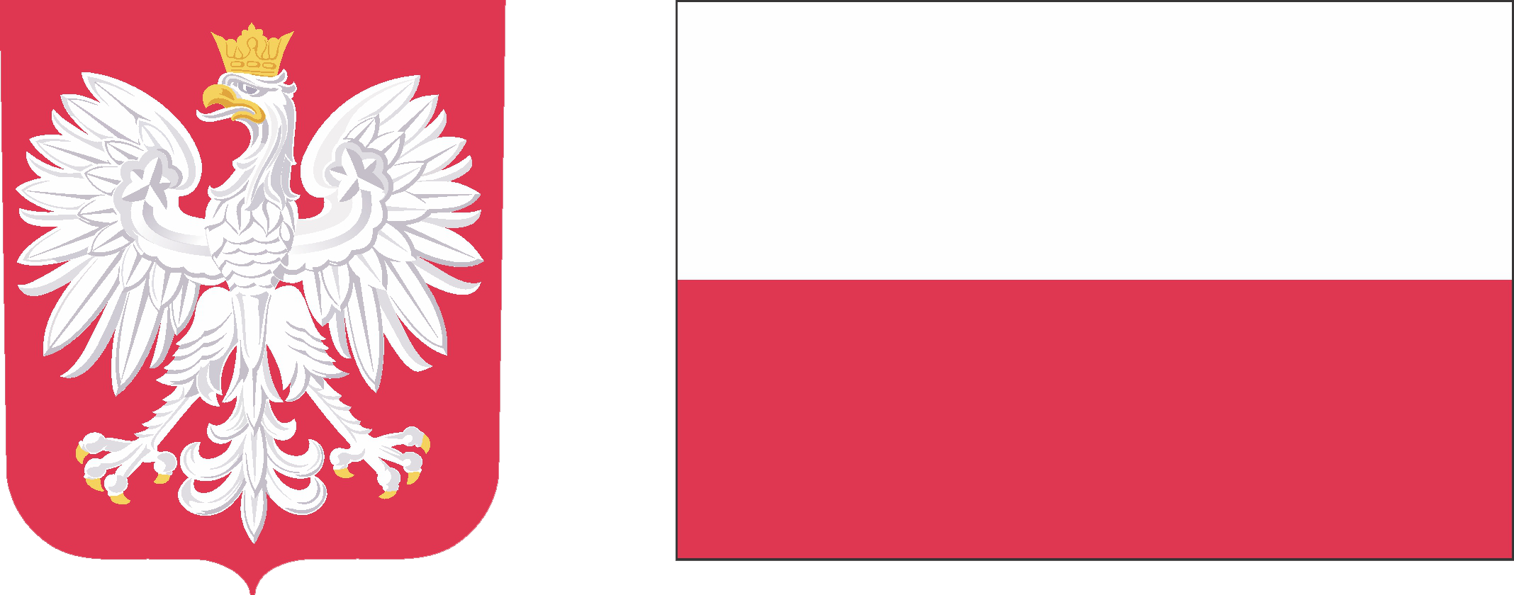 godło i flaga RP